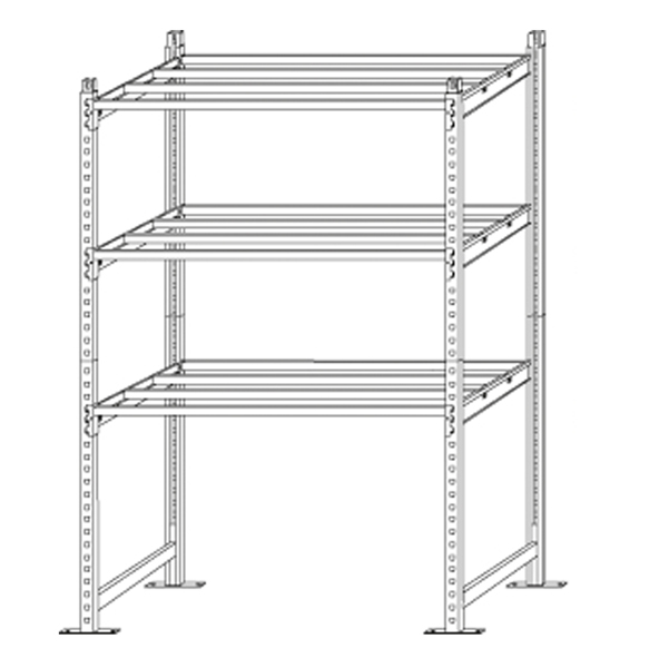 Scaffalatura G-Rack 5 Ripiani | Portata 175kg A Ripiano | Blu 180x90x40cm | Senza Bulloni - Foto 4