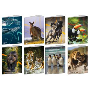 Maxiquaderno Animal World 2024 - A4 - rigo di 3a - 21 fogli - 80 gr - Blasetti