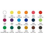 Acquerelli demi-godet - con pennello brush - in scatola di metallo - colori classici assortiti - DOM - astuccio 18 colori