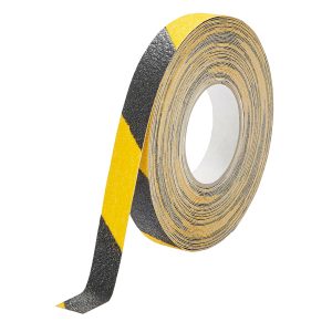 Nastro adesivo antiscivolo DURALINE GRIP+ - 2,5 cm x 15 m - giallo/nero - Durable