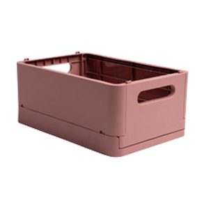 Scatola pieghevole The Smart Case midi Skandi - 27,6 x 18,8 x 12 cm - rosa antico - Exacompta