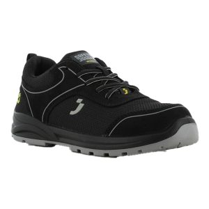 Calzatura bassa da lavoro Ecocador S1P LOW - numero 41 - maglia/microfibra riciclata - nero - Safety Jogger