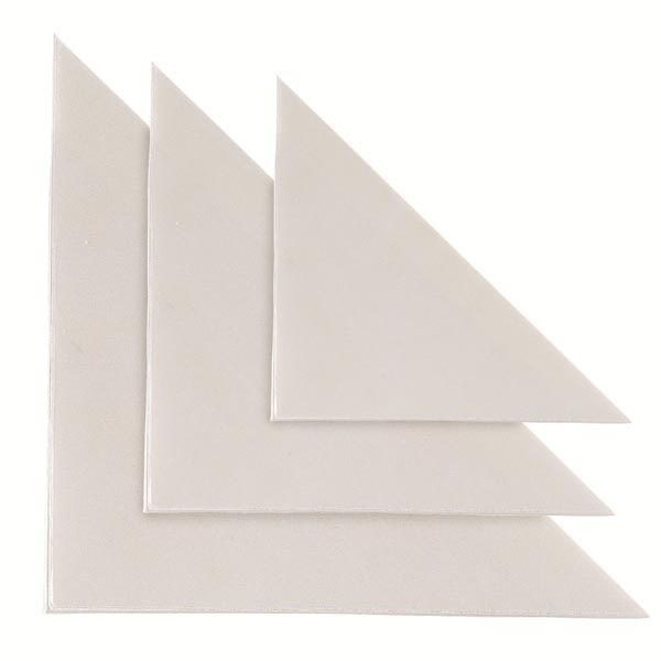 Busta autoadesiva TR 10 - triangolare - PVC - 10 x 10 cm - trasparente - Sei Rota - conf. 10 pezzi