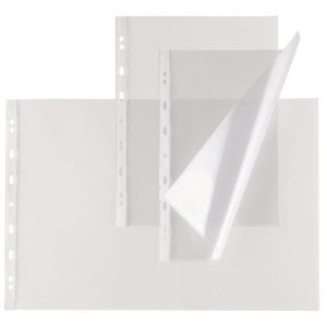 Buste forate Atla T - pesante - liscio - 30 x 42 cm (libro) - trasparente - Sei Rota - conf. 10 pezzi