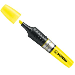 Evidenziatore Stabilo Luminator - punta a scalpello - tratto da 2 - 5mm - giallo - Stabilo
