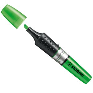 Evidenziatore Stabilo Luminator - punta a scalpello - tratto 2 - 5 mm - verde - Stabilo