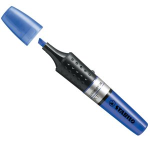 Evidenziatore Stabilo Luminator - punta a scalpello - tratto da 2 - 5 mm - blu - Stabilo