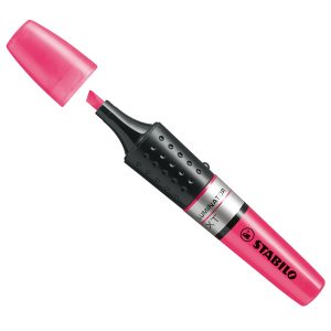 Evidenziatore Stabilo Luminator - punta a scalpello - tratto da 2 - 5 mm - rosa - Stabilo