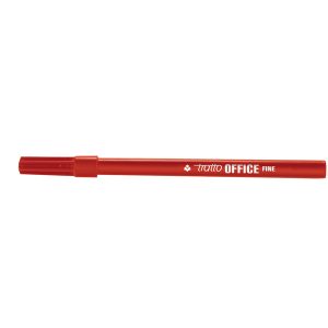 Pennarelli Office - punta feltro - punta fine - tratto 0,7 mm - rosso - Tratto - conf. 12 pezzi