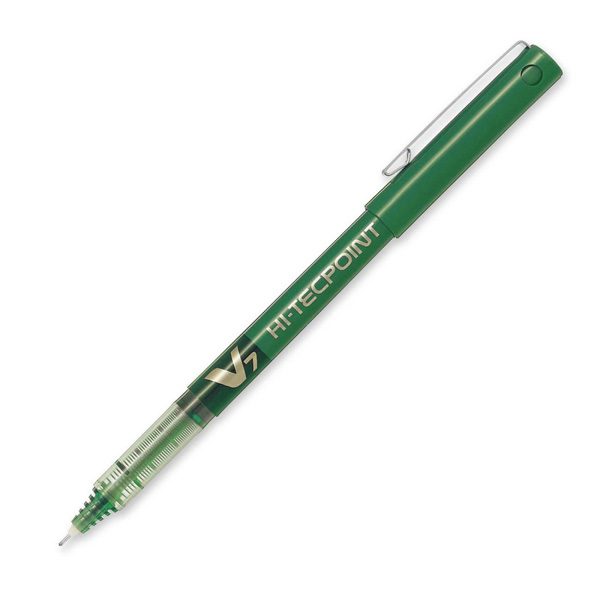 Roller Hi Tecpoint V7 - punta 0,7 mm - verde - Pilot