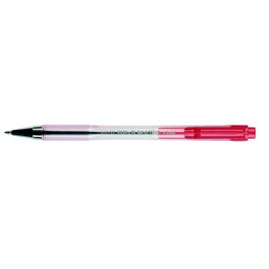 Penna a sfera a scatto BP S Matic - punta fine 0,7 mm - rosso - Pilot