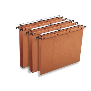 Cartella sospesa - cassetto Ultimate  - interasse 33 cm - fondo V - 31,6x25 cm - arancio - Elba