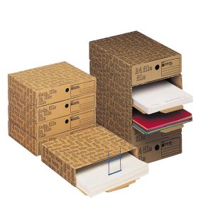 Scatola archivio A4 File - 26x8x35 cm - avana - Esselte Dox