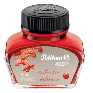 Inchiostro stilografico 4001 - 30 ml - rosso - Pelikan