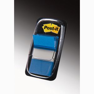 Segnapagina Post it  Index Medium - 680-2 - 25,4 x 43,2 mm - blu - Post it  - conf. 50 pezzi