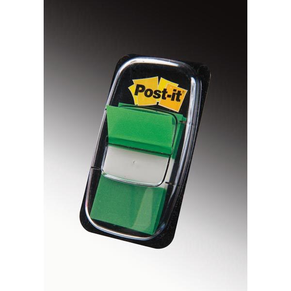 Segnapagina Post it  Index Medium - 680-3 - 25,4x43,2 mm - verde - Post it  - conf. 50 pezzi