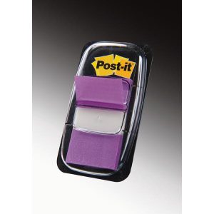 Segnapagina Post it  Index Medium - 680-8 - 25,4 x 43,2 mm - porpora - Post it  - conf. 50 pezzi