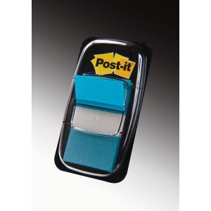 Segnapagina Post it  Index Medium - 680-23 - 25,4 x 43,2 mm - blu vivace - Post it  - conf. 50 pezzi