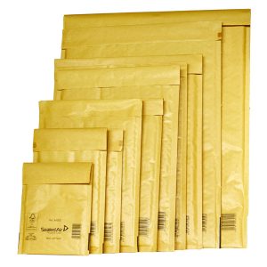 Busta imbottita Mail Lite  Gold - A (11 x 16 cm) - avana - Sealed Air  - conf. 10 pezzi