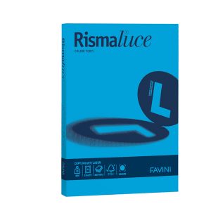 Carta Rismaluce - A4 - 140 gr - azzurro 55 - Favini - conf. 200 fogli