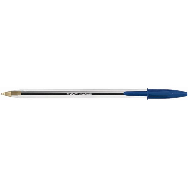 Penna a sfera Cristal - punta media 1,0mm - blu  - Bic - conf. 50 pezzi