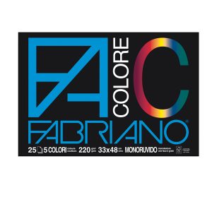 Album F3 - 24x33cm - 10 fogli - neri - 125gr - Fabriano - Tecnoffice