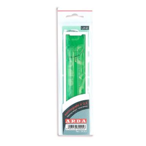 Normografo lettere e cifre Uni - 5mm - verde - Arda