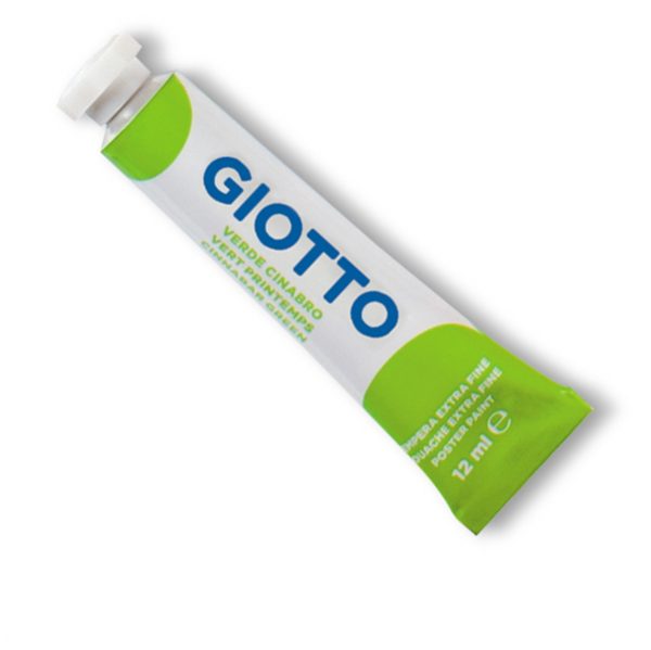 Tempera Tubo 4 - 12ml - verde cinabro - Giotto