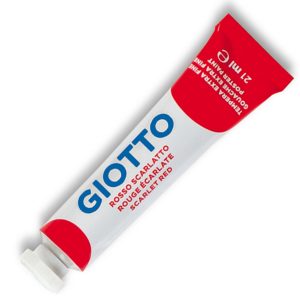 Tempera Tubo 7 - 21ml - rosso scarlatto - Giotto