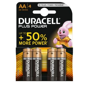 Pile Stilo AA Plus100 - MN1500 - Duracell - blister 4 pezzi