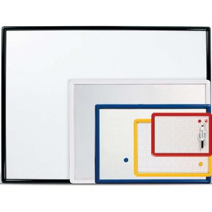 Lavagna magnetica Lmv - bianca - 35 x 50 cm - cornice in colori assortiti - Arda