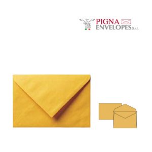 Busta Giallo Postale - gommata - 12 x 18 cm - 80 gr - carta riciclata FSC  - giallo - Pigna - conf. 500 pezzi