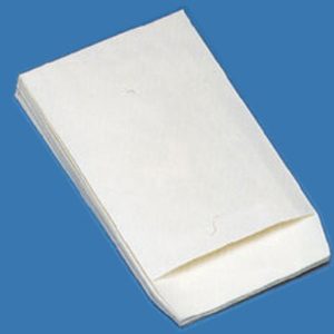 Busta a sacco - lembo non gommato - 10 x 15 cm - 50 gr - bianco - Blasetti - conf. 1000 pezzi