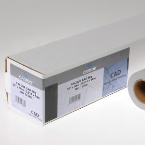 Carta Inkjet plotter - A1 - 594 x 841 mm - 90 gr - opaca cad - bianco - Canson - conf. 125 fogli