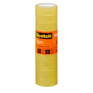 Nastro adesivo 508 - 1,5 cm x 33 m - trasparente - Scotch - torre 10 rotoli