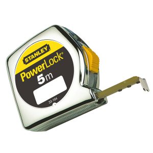 Flessometro PowerLock - 5 m - larghezza nastro 1,9 cm - Stanley