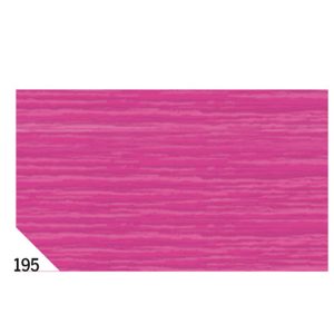 Carta crespa - 50 x 250 cm - 48 gr/m2 - fucsia 195 - Rex Sadoch - conf. 10 rotoli