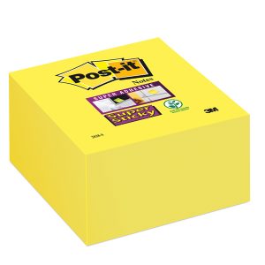 Blocco foglietti Post it  Super Sticky - 2028-S - 76 x 76 mm - giallo oro - 350 fogli - Post it