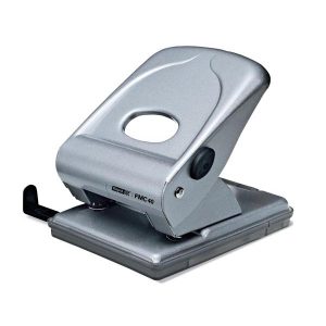 Perforatore FMC40 - max 40 fogli - 2 fori - passo 8 cm - argento - Rapid