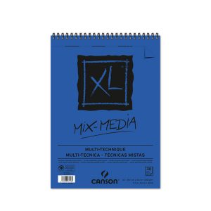 Album spiralato XL mix media -  29,7x42 cm - 300 gr - 30 fogli - Canson