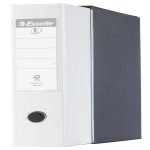 Registratore Eurofile G55 - dorso 8 cm - protocollo 23x33 cm - bianco - Esselte