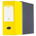 Registratore Eurofile G55 - dorso 8 cm - protocollo 23x33 cm - giallo - Esselte