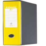 Registratore Eurofile G53 - dorso 8 cm - commerciale 23x30 cm - giallo - Esselte
