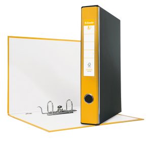 Registratore Eurofile G54 - dorso 5 cm - protocollo 23x33 cm - giallo - Esselte