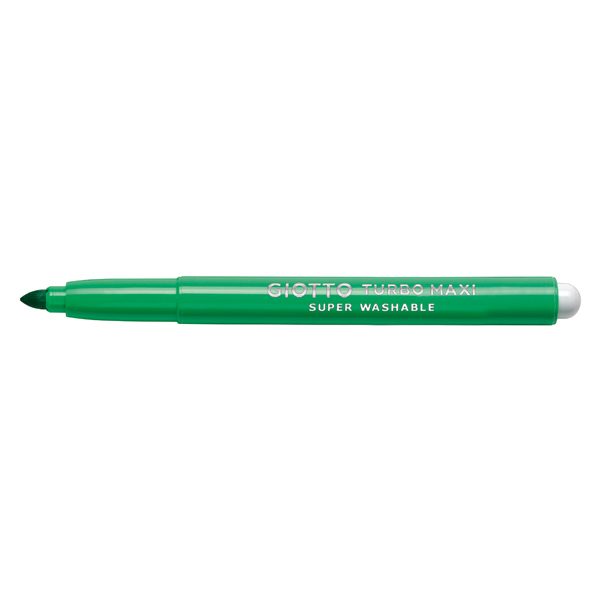 Pennarello Turbomaxi Monocolore - punta D5mm - verde chiaro
