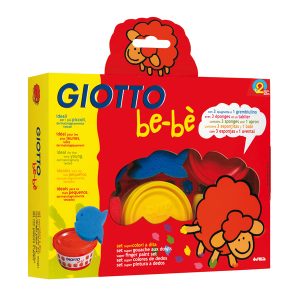 Supercolori a dita - 100 ml  - rosso, blu, giallo - Giotto bebe - conf. 3 pezzi