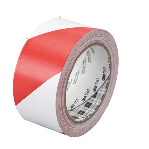 Nastro adesivo vinilico 767 - 5 cm x 33 m - bianco/rosso - Scotch