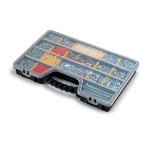 Valigetta portaminuterie ProOrganizer 24'' - 51 x 33 x 6 cm - PPL - trasparente/nero - Terry