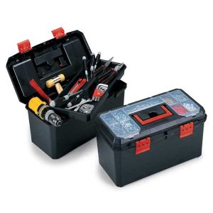 Valigetta portautensili ToolCase 19'' - 47,5 x 24 x 22,5 cm - PPL - nero - Terry