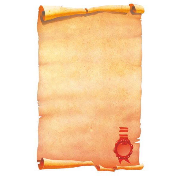 Carta con stampa ''pergamena'' - A4 - 80 gr - Decadry - conf. 25